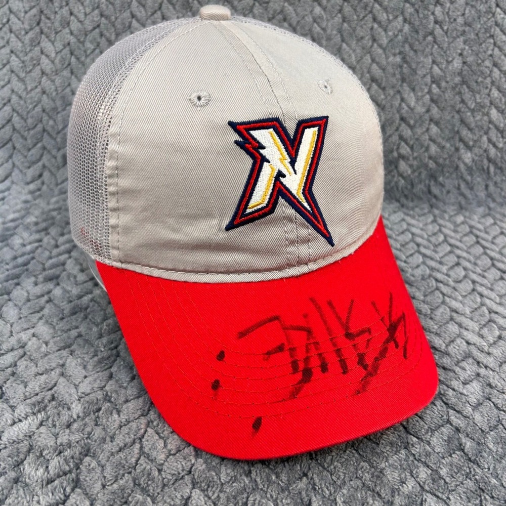 Arkansas Naturals Logo‎ Mens Grey Red OC Sports Trucker Hat Snapback OSFA
